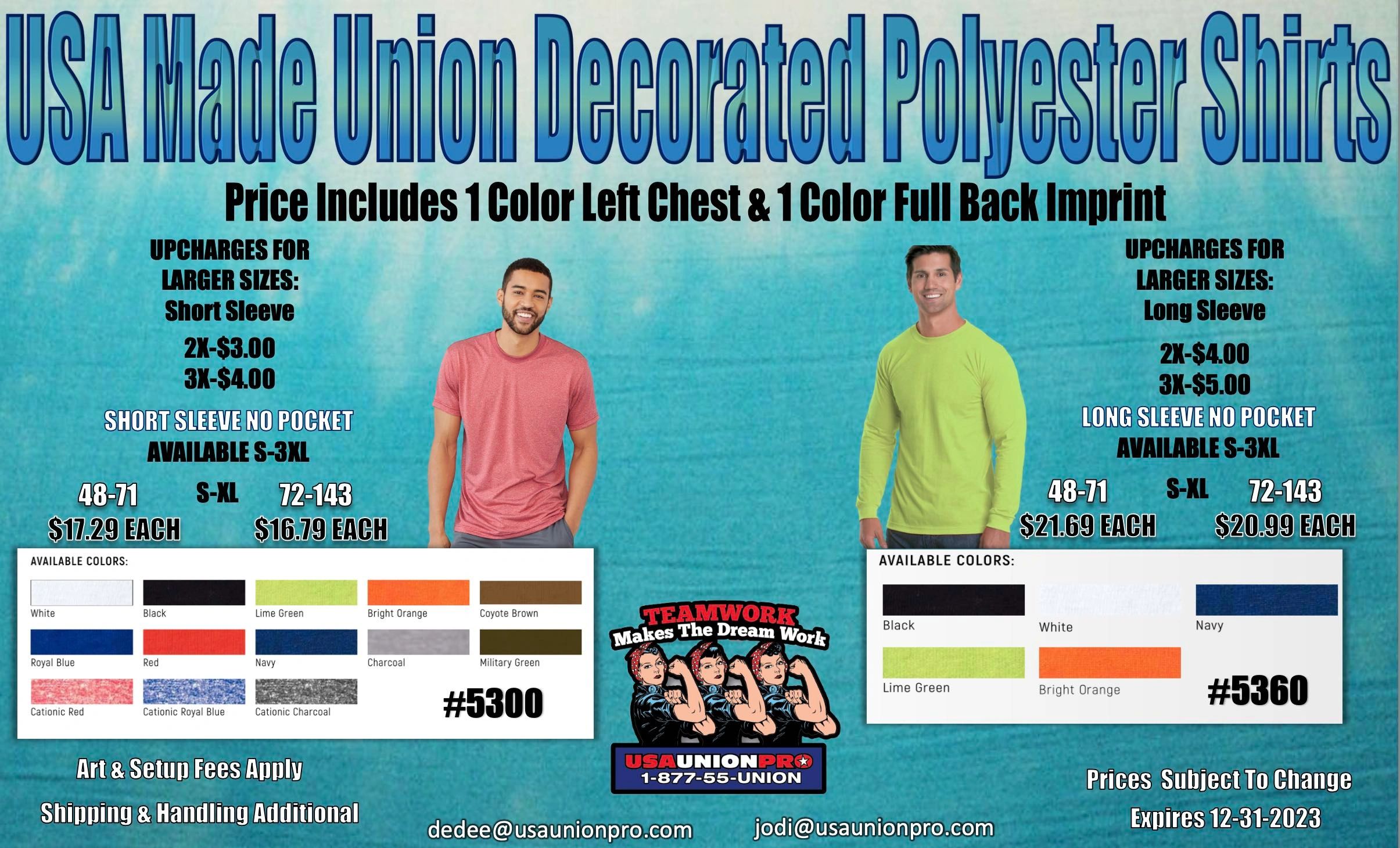 Tshirts USA Union Pro